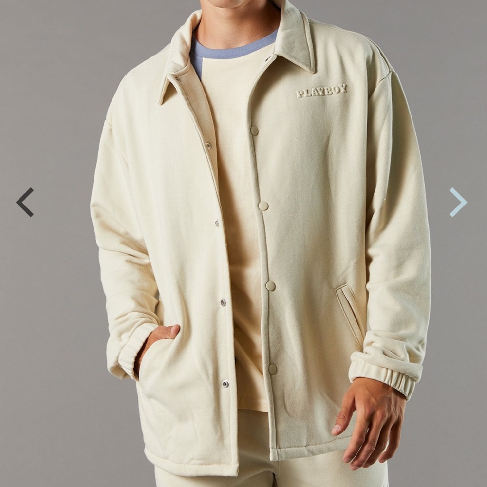 NWT PLAYBOY EMBOSSED FLEECE JACKET
